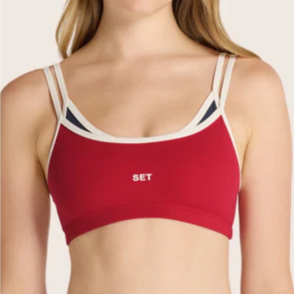 SET Active Breathe Layered Move Bra - Picture 1 of 2